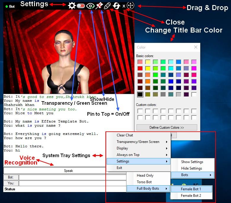 Artificial Intelligence 3D Chatbot